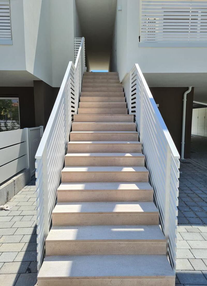 parapetti in acciaio per esterni